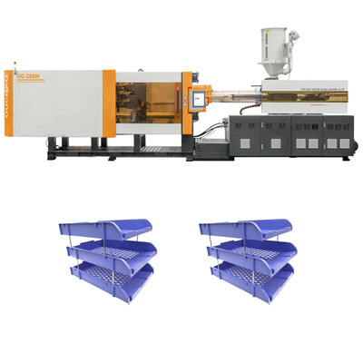 OUCO 280T Energy Saving Hydraulic Servo Plastic Desk Organizer File Tray Injection Molding Machine